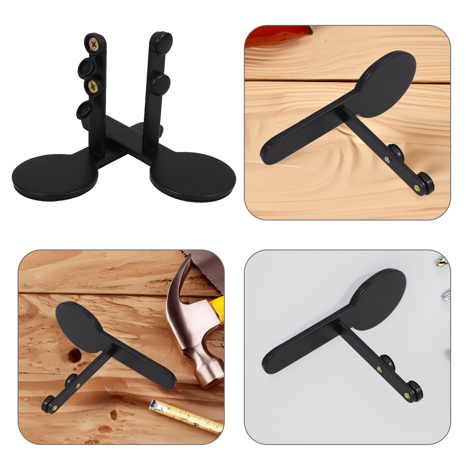 Desk Setup Organizer - 1 Çift Metal Pegboard Braket Kiti