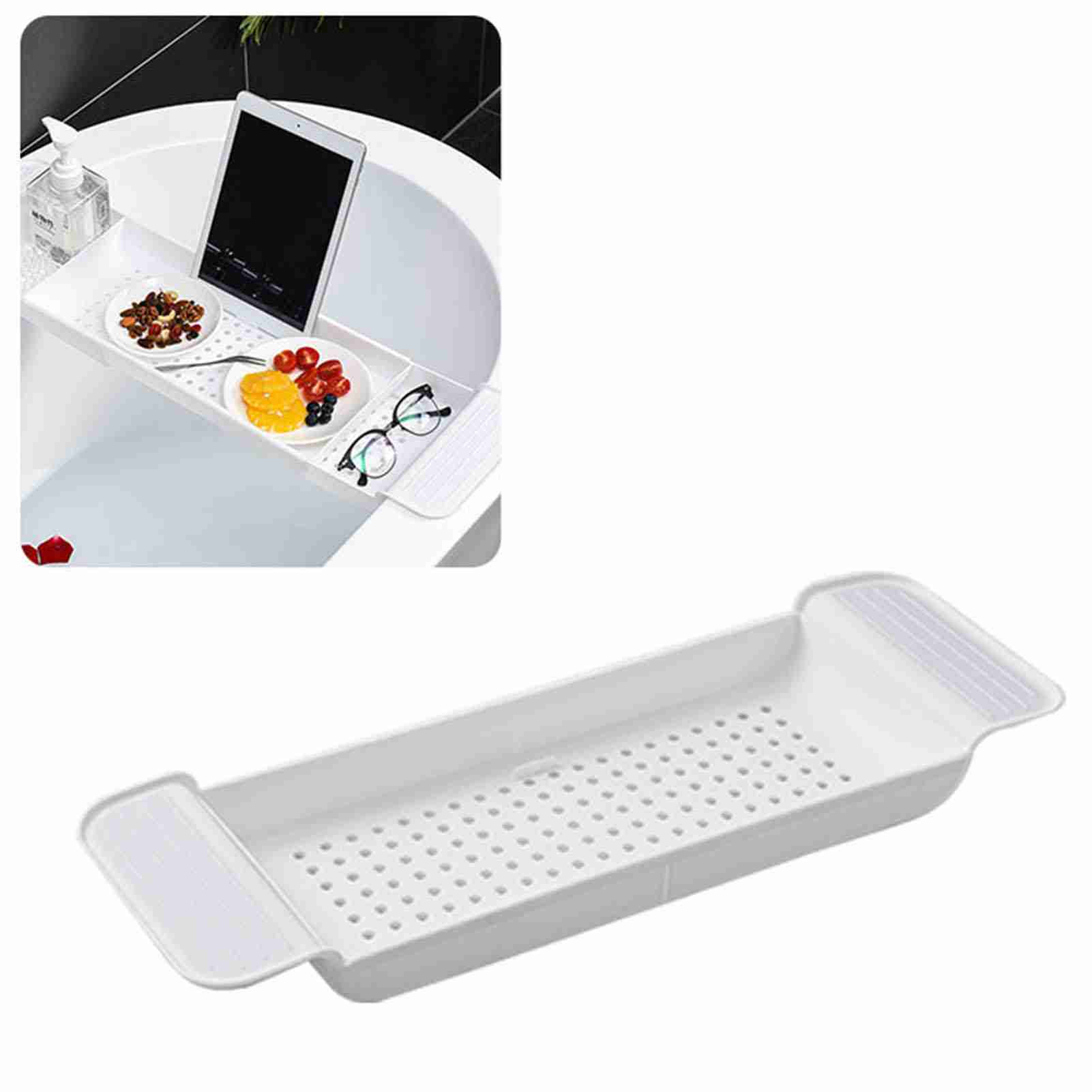 Desk Setup Design - 1 adet genişletilebilir küvet tepsisi istikrarlı