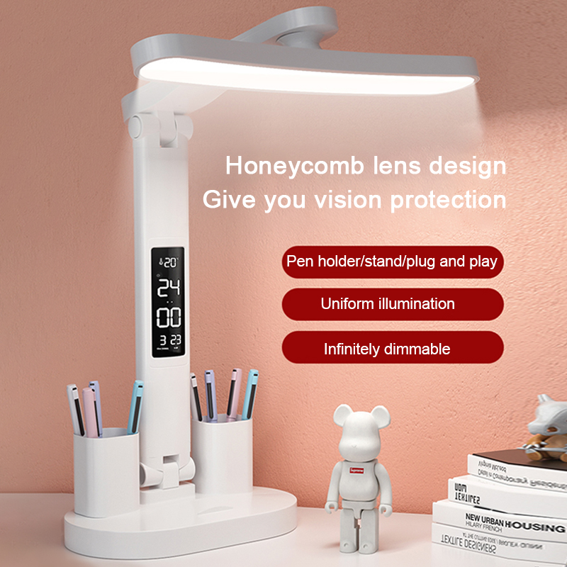 Desk Setup At Home - LED Saat Masa Lambası USB Ücretli