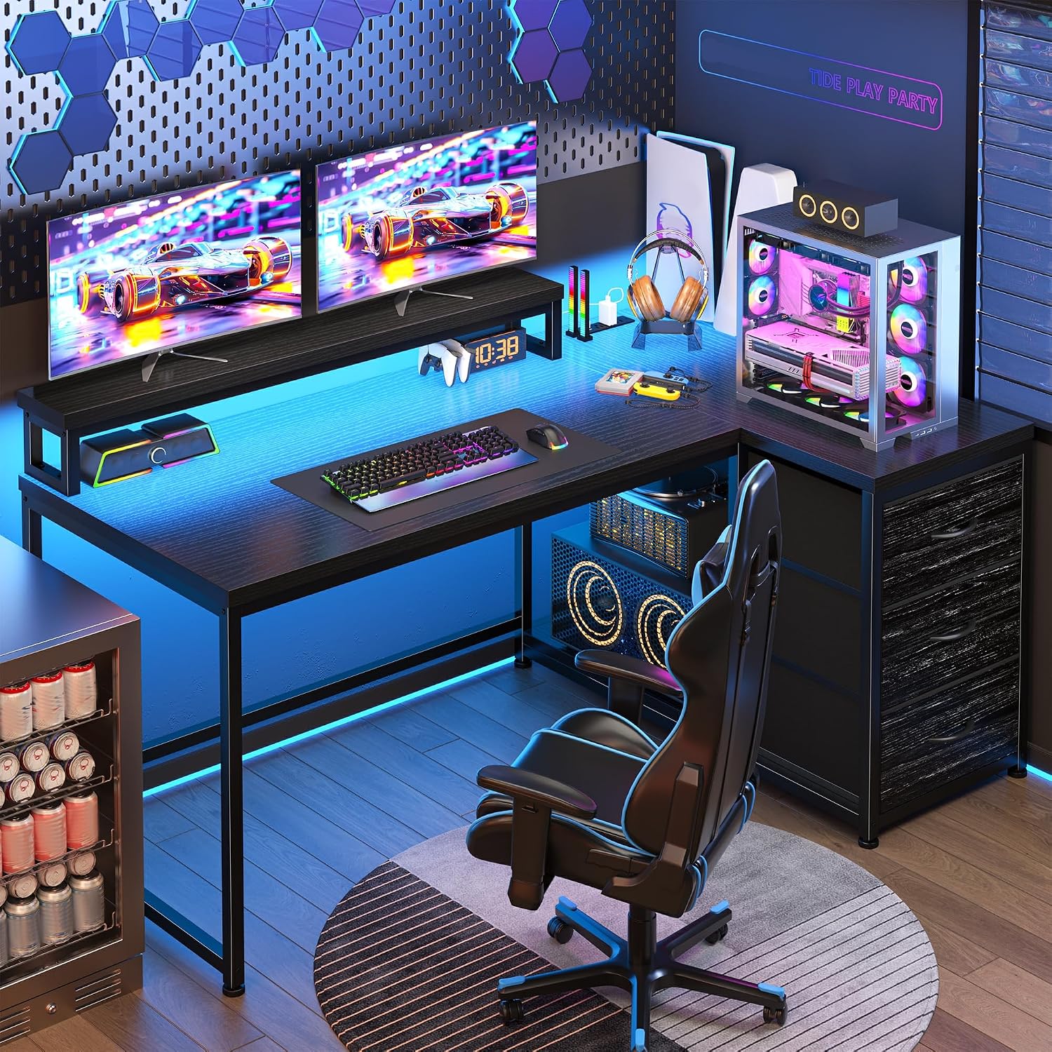 Gaming Setup Desk - Gençler İçin PC Kurulumuna Uygun, 3
