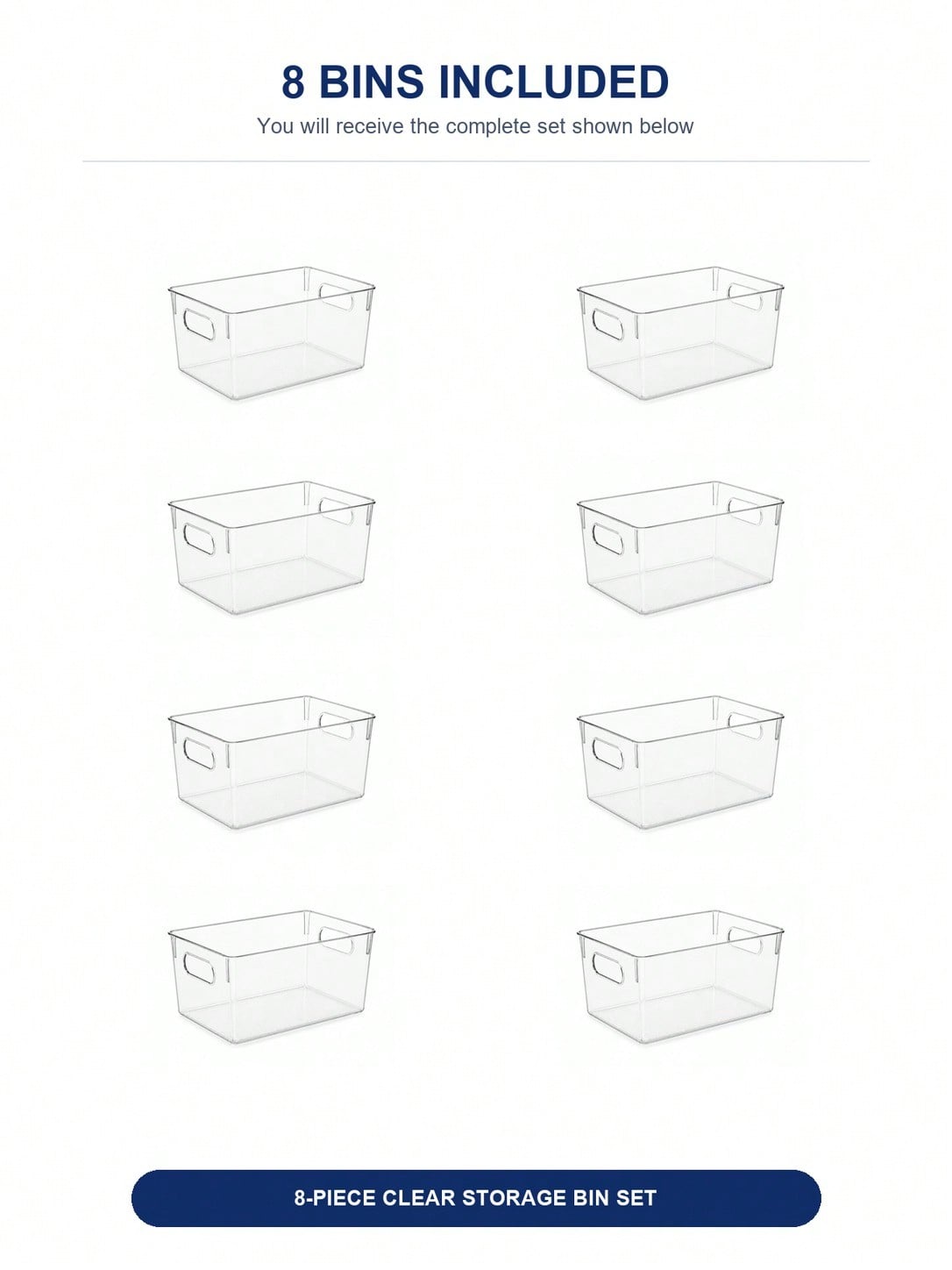 8'li Şeffaf Saklama Kutusu Set - Desk Setup Organizer incelemesi ve fiyatı