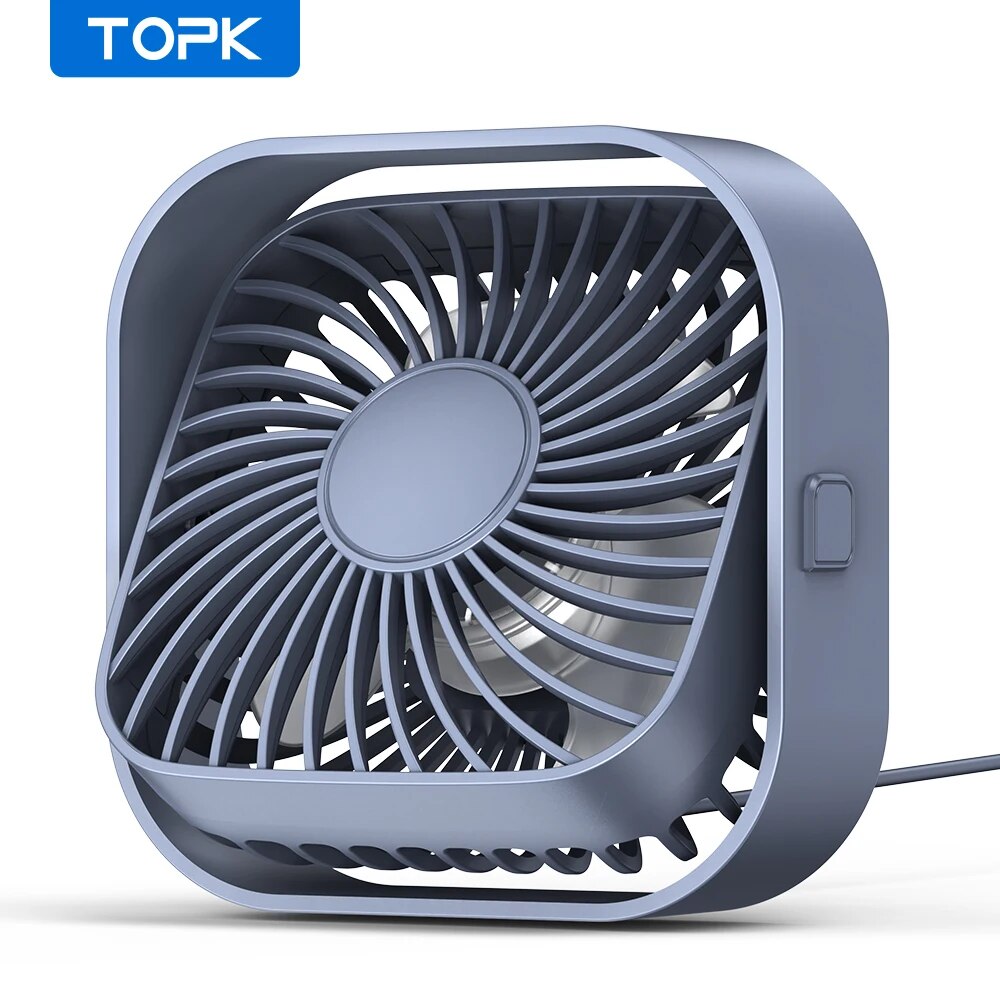 TOPK USB masa fanı, güçlü hava - Fan Desk Small Usb incelemesi ve fiyatı