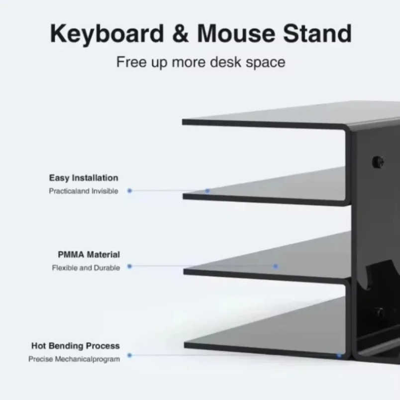Klavye Standı 3 Katmanlı Akril - Gaming Setup Desk incelemesi ve fiyatı