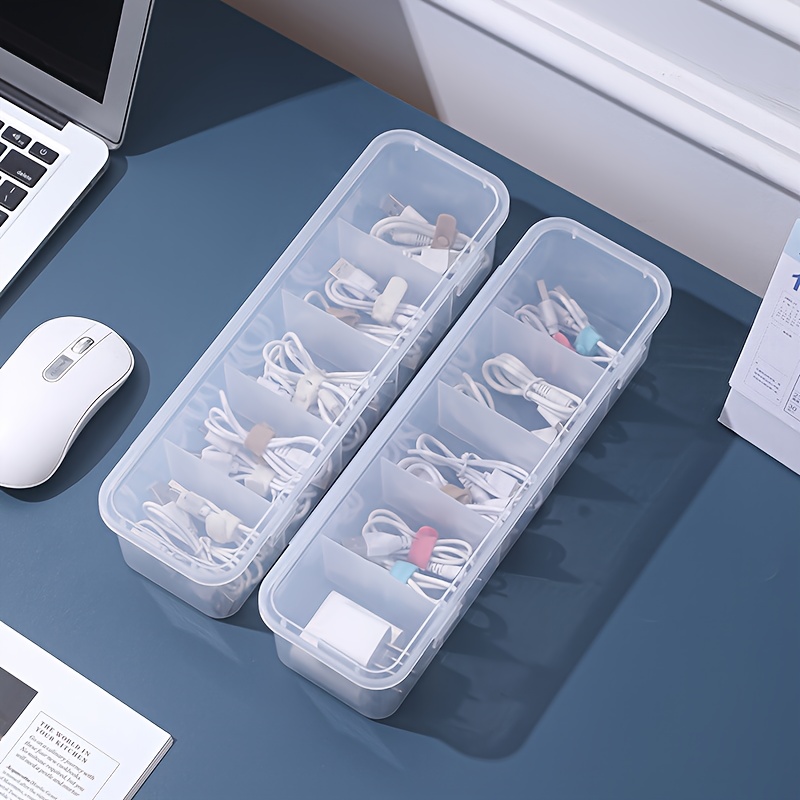 2 adet büyük kablo yönetim kut - Desk Setup Organizer incelemesi ve fiyatı