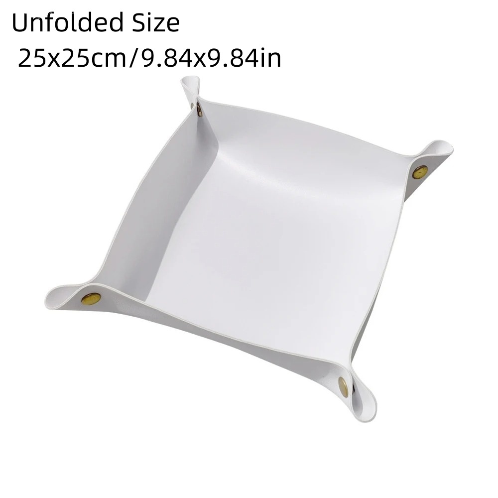 1 adet 25X25CM deri tepsi katl - Desk Setup Organizer incelemesi ve fiyatı