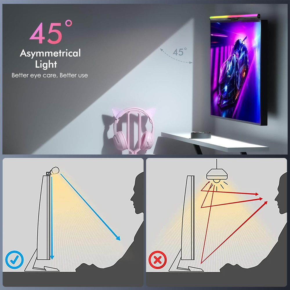 Wifi Işık Çubuğu Monitör Işık  - Gaming Setup Desk incelemesi ve fiyatı