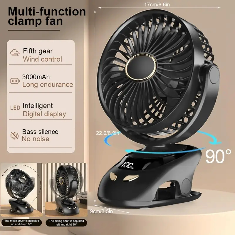 Küçük Masaüstü Klipsli Fan, Ev - Fan Desk Small Usb incelemesi ve fiyatı